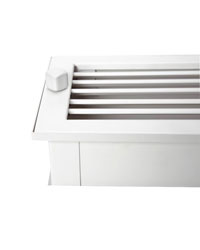 Warmluftgitter &quote;putzbündig&quote; weiß