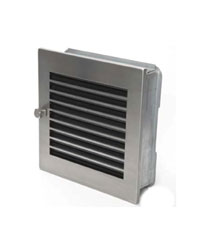 Warmluftgitter Edelstahl &quote;modern&quote;