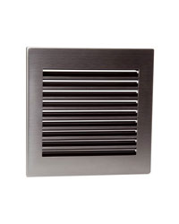 Kaltluftgitter Edelstahl &quote;modern&quote;