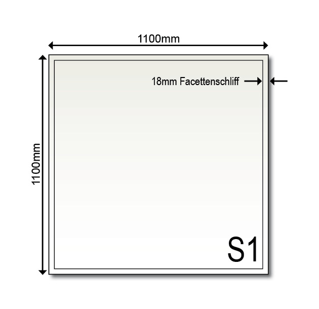 Glasbodenplatte 6 mm Klarglas