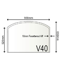 Vorlegeplatten Klarglas