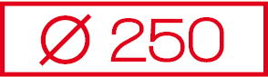 Edelstahlschornstein Ø 250