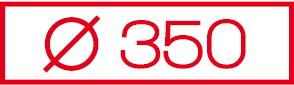 Edelstahlschornstein Ø 350