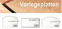 Vorlegeplatten Klarglas