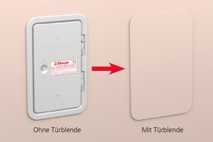 Schreyer Türblende weiß - groß