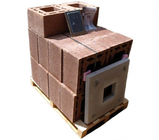 Schotec Hausschornstein Komplett Paket HS 20/20 5 Meter
