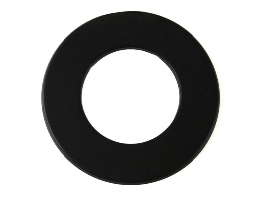 Rauchrohr schwarz DN 130 mm Wandrosette 50 mm Ring