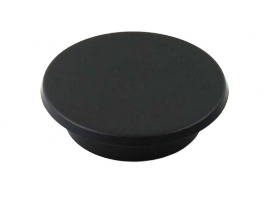 Rauchrohr DN 160 mm Blinddeckel für Wandfutter schwarz