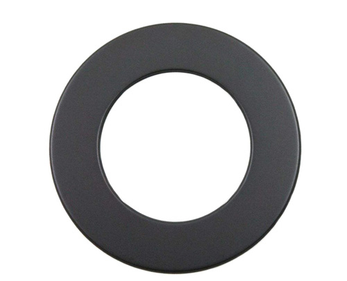 Rauchrohr grau DN 180 mm Wandrosette 50 mm Ring