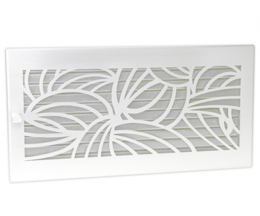 CB-Tec Warmluftgitter &quote;design&quote; D2 weiß 45 x 23 cm