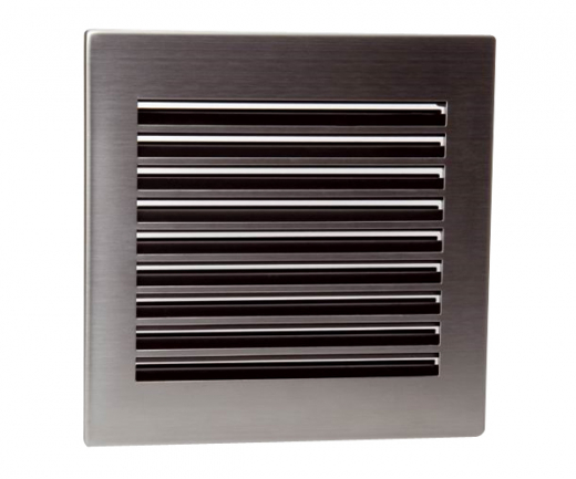 CB-Tec Kaltluftgitter Edelstahl &quote;modern&quote; 23 x 23 cm