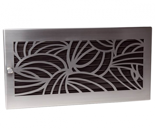 CB-Tec Warmluftgitter &quote;design&quote; D2 Edelstahl-matt 45 x 23 cm