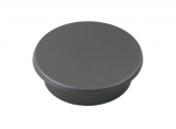 Rauchrohr DN 130 mm Blinddeckel für Wandfutter Grau