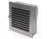 CB-Tec Warmluftgitter Edelstahl "modern" 23 x 23 cm