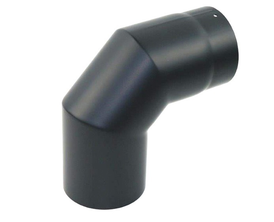 Ofenrohr 120mm Multibogen Mit Revision - Rauchrohr Aus Stahl Für Kamin & Ofen