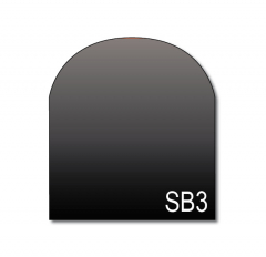 Stahlbodenplatte SB 3 1000 schwarz