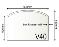 Vorlegeplatte V40 900 x 650 x 6mm