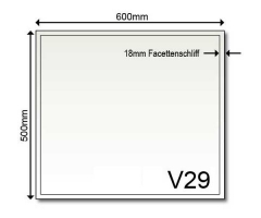 Vorlegeplatte V29 600 x 500 x 6mm