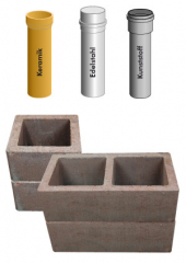 Simo Abgasschacht AS 15/15 14 Meter Komplettpaket
