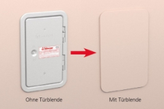 Schreyer Türblende weiß - klein