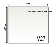 Vorlegeplatte V27 700 x 500 x 6mm