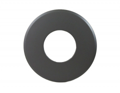 Rauchrohr grau DN 150 mm Wandrosette 90 mm Ring