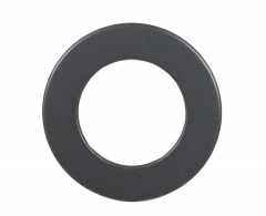 Rauchrohr grau DN 120 mm Wandrosette 50 mm Ring