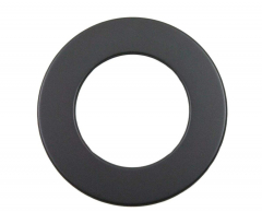 Rauchrohr grau DN 200 mm Wandrosette 50 mm Ring