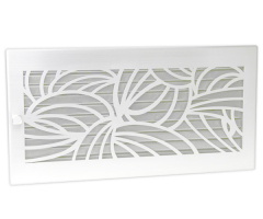 CB-Tec Warmluftgitter &quote;design&quote; D2 weiß 45 x 23 cm