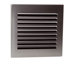 CB-Tec Kaltluftgitter Edelstahl &quote;modern&quote; 23 x 23 cm